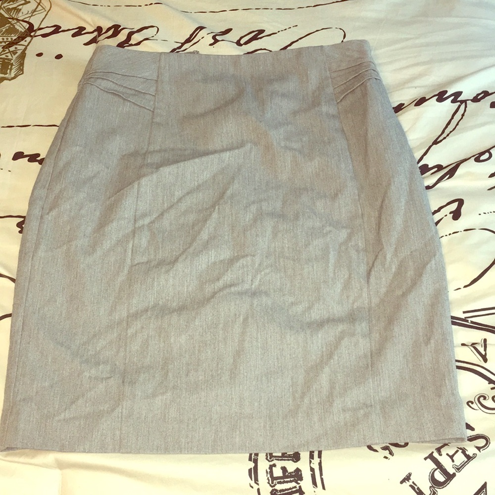 Express Gray Pencil Skirt